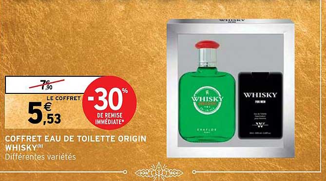 Coffret Eau De Toilette Origin  Whisky