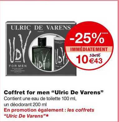 coffret for men "ulric de varens"