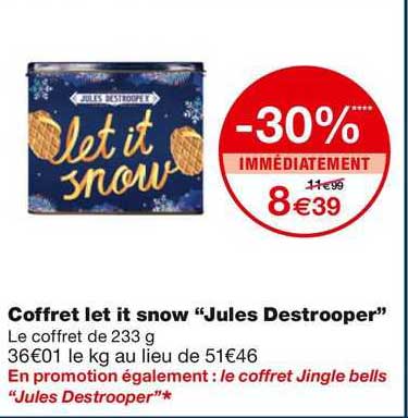 coffret let it  snow "jules destrooper"
