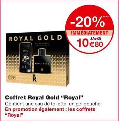 Coffret Royal Gold "royal"