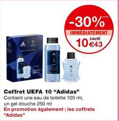 coffret uefa 10 "adidas"