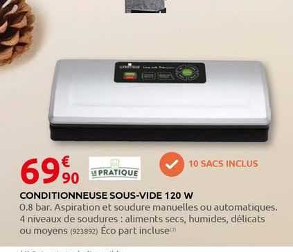 Conditionneuse Sous-vide 120 W