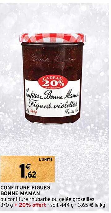 confiture figues bonne maman