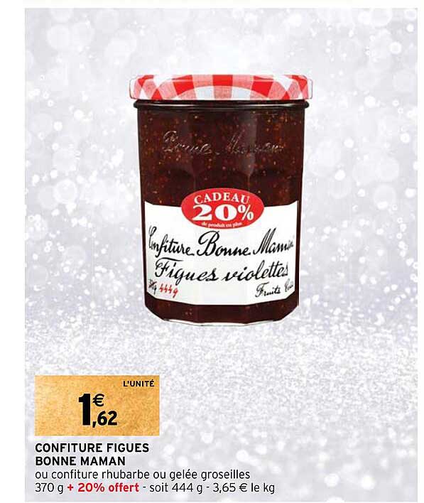 confiture figues bonne maman