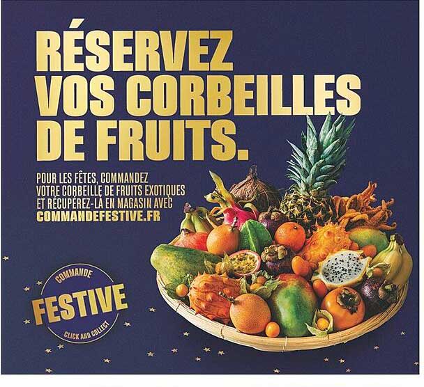 corbeilles de fruits