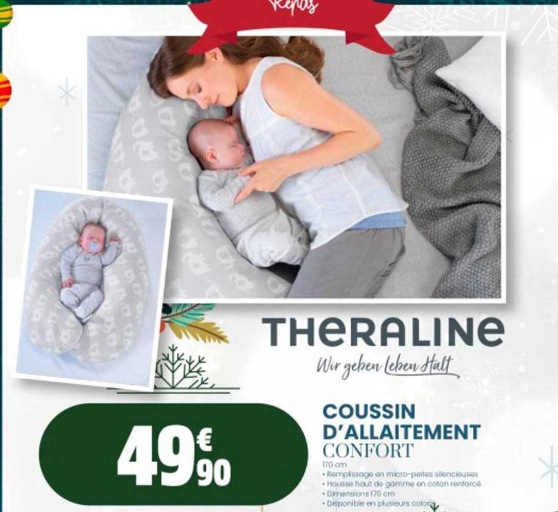 coussin d'allaitement confort theraline