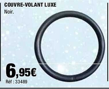 couvre-volant luxe noir