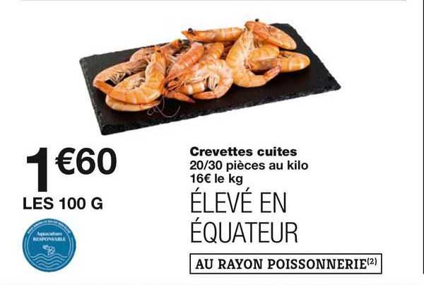 Crevettes Cuites