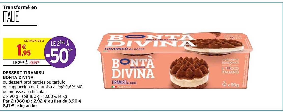 dessert tiramisu bonta divina