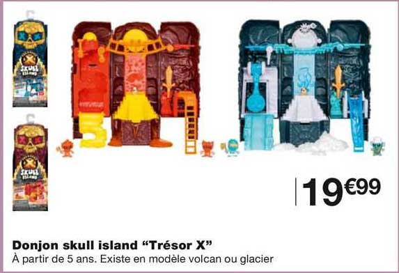 donjon skull island "tresor x"