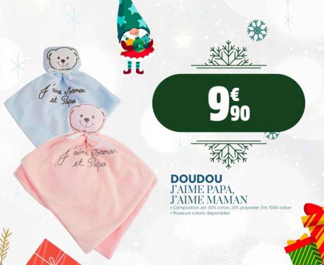 doudou j'aime papa, j'aime maman