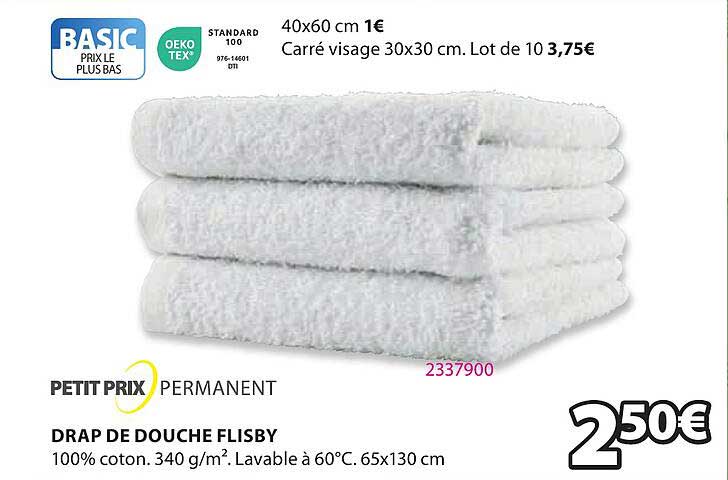 drap de douche flisby