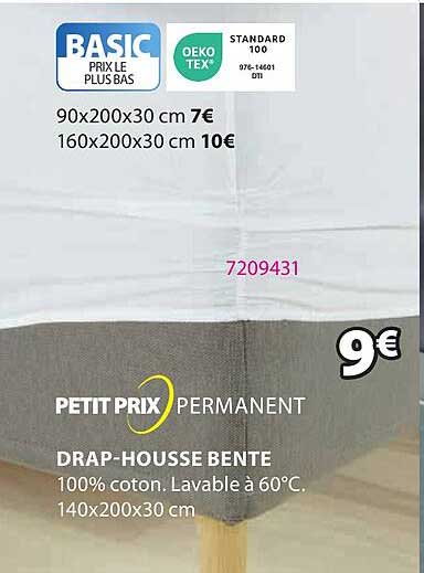 drap-housse bente