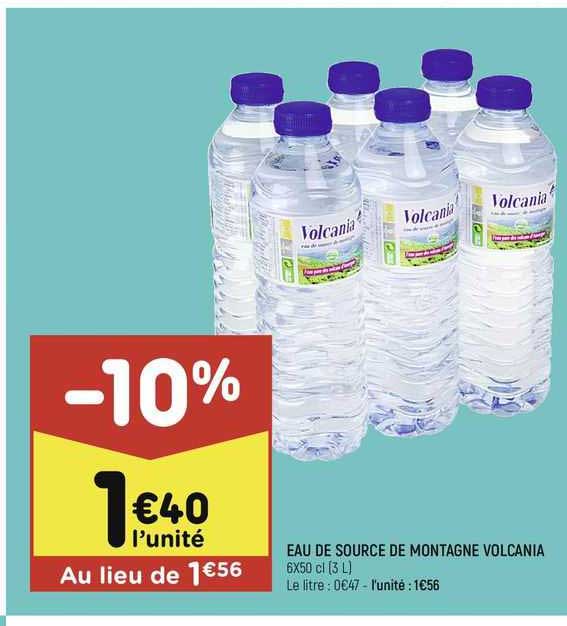 Eau De Source De Montagne Volcania