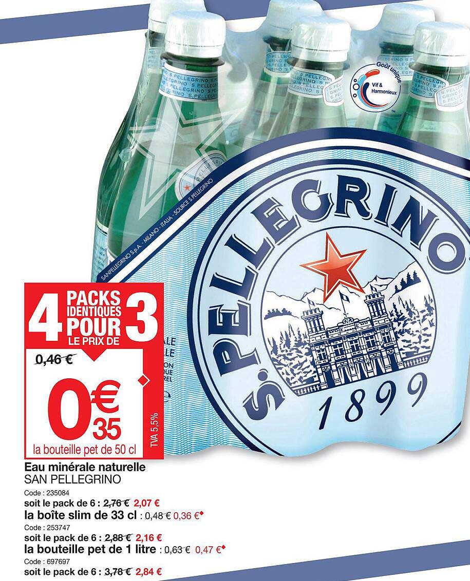 eau minérale naturelle san pellegrino