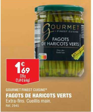 fagots de haricots verts gourmet finest cuisine
