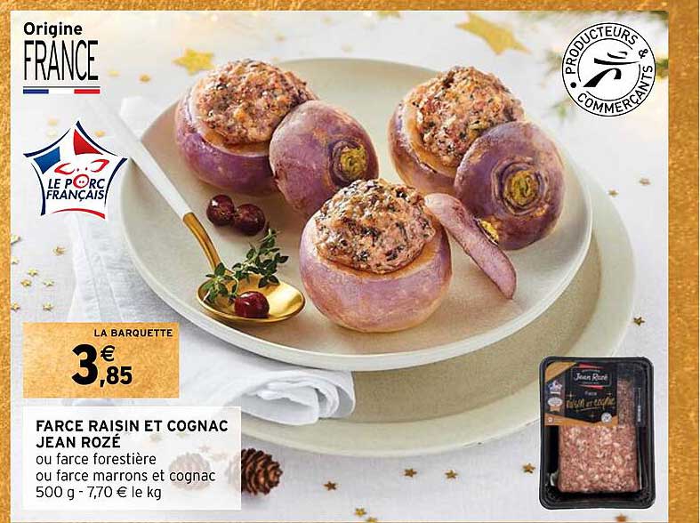 farce raisin et cognac jean rozé