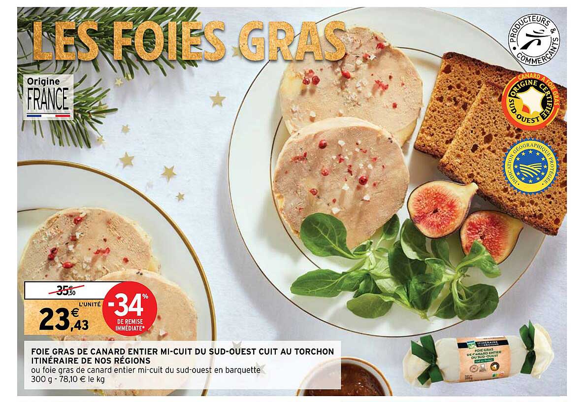 foie gras de canard entier mi-cuit du sud-ouest cuit au torchon itinéraire de nos régions