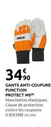 gants anti-coupure function protect ms