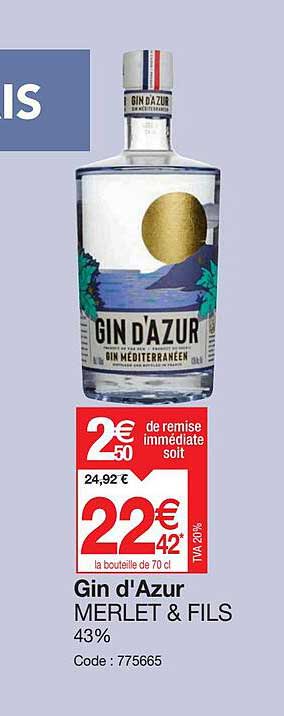 gin d'azur merlet & fils