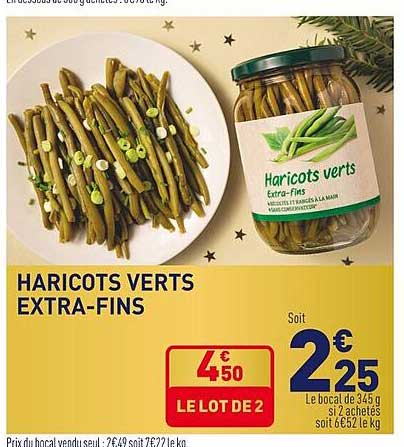 haricots verts extra-fins