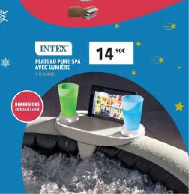 Intex Plateau Pure Spa  Avec Lumière