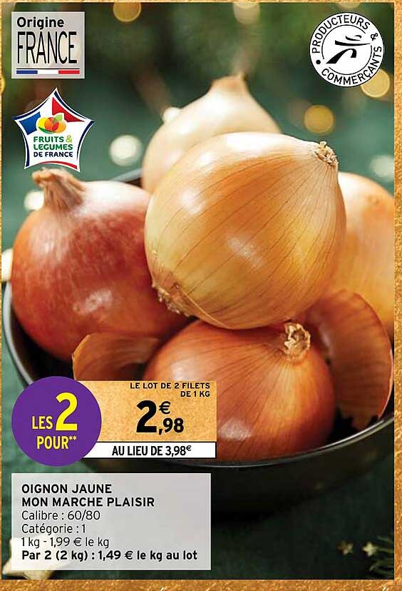 iognon jaune mon marche plaisir