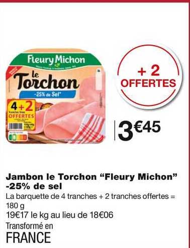 jambon le torchon "fleury michon"