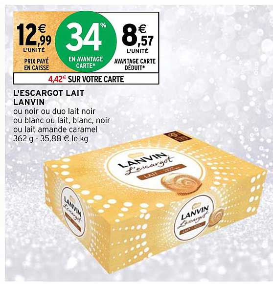 l'escargot lait lanvin