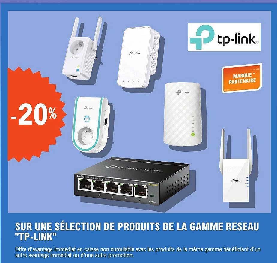 la gamme reseau "tp-link"