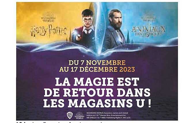la magie est de retour dans les magasins u !