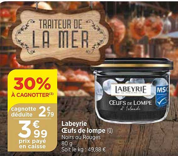 labeyrie œufs de lompe