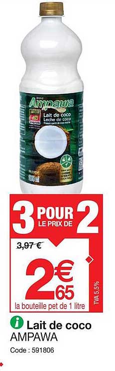 Lait De Coco Ampawa