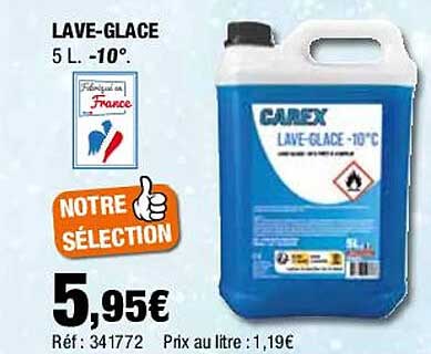 lave-glace 5 l -10°