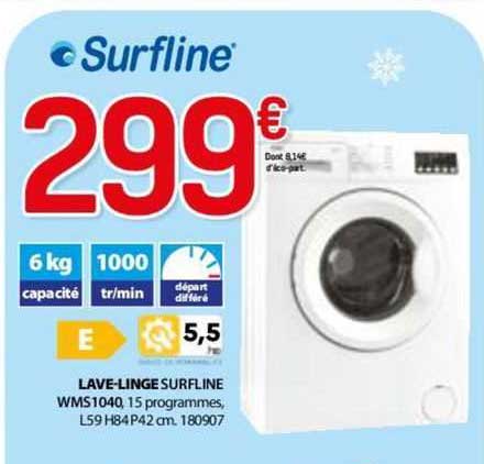 lave-linge surfline