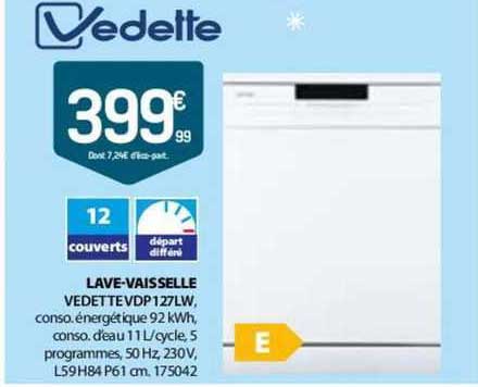lave-vaisselle vedette