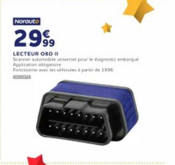 Lecteur Obd II Norauto