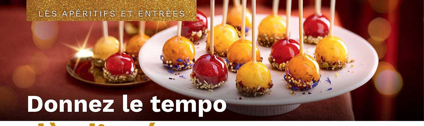 les apéritifs et entrées