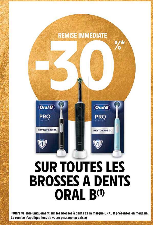 les brosses à dents oral b