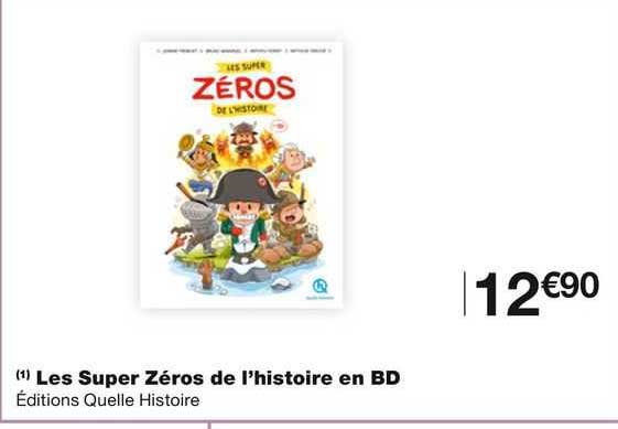 les super zéros de l'histoire en bd