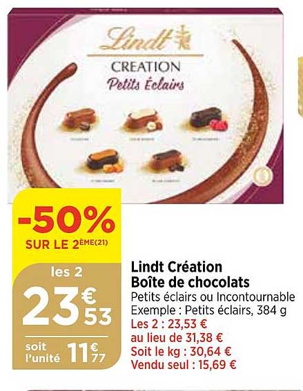 Lindt Création Boîte De Chocolats
