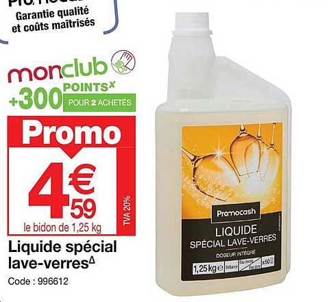 liquide special lave-verres