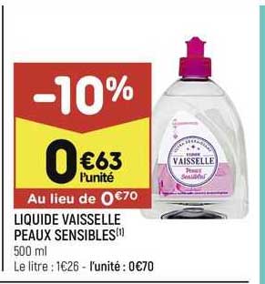 liquide vaisselle peaux sensibles