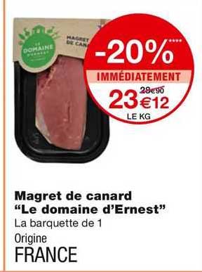 magret de canard "le domaine d'ernest"