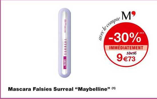 mascara falsies surreal "maybelline"