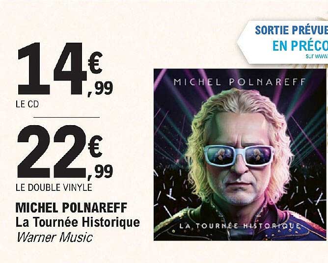 michel polnareff la tournée historique