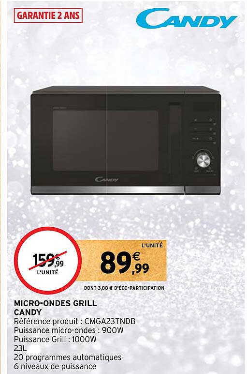 micro-ondes grill candy