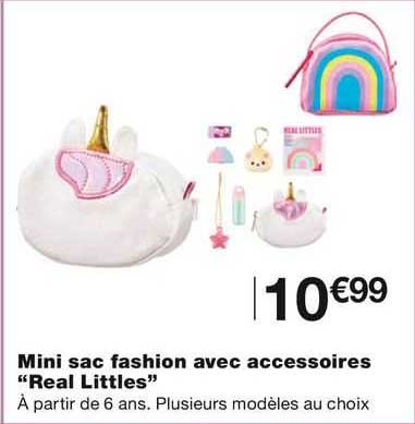 mini sac fashion avec accessoires "real littles"