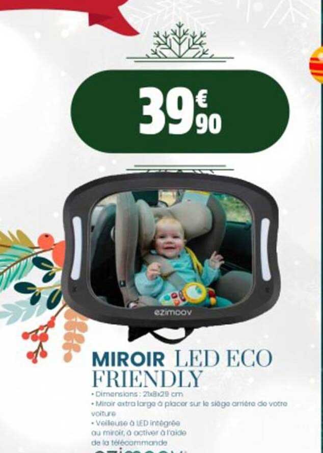 miroir led éco friendly