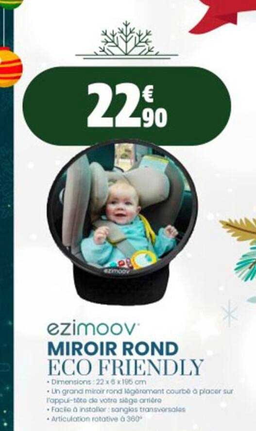 miroir rond éco friendly ezimoov